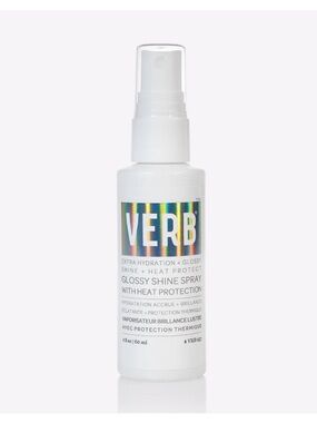 VERB glossy shine spray with heat protection Travel Size 2oz BRAND NEW/SEALED